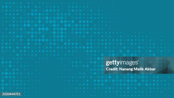 colorful halftone gradient pattern for winter background design - plus sign grid stock illustrations