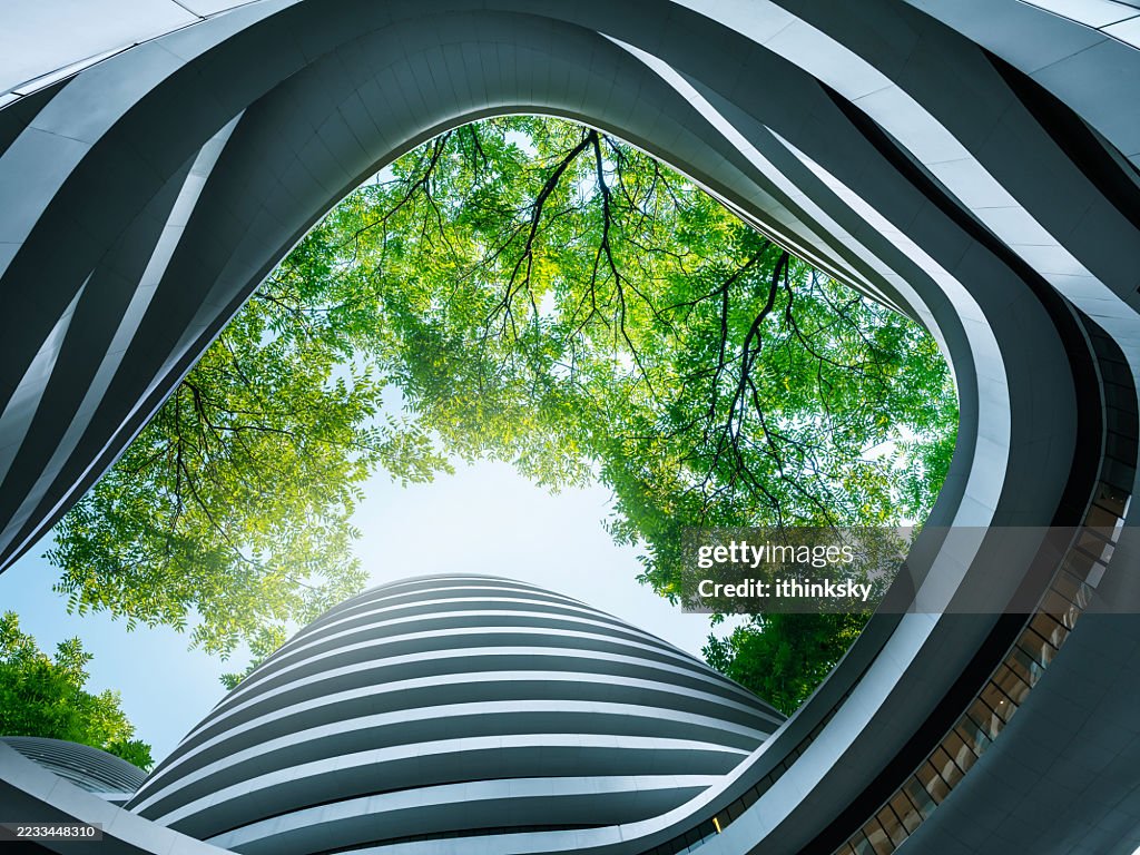 Edificio concepto verde