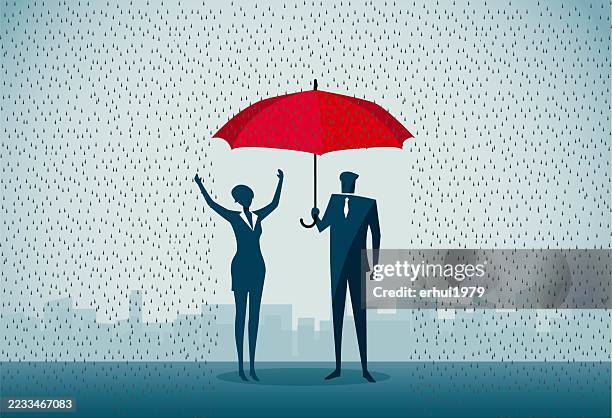 protection - man shower stock illustrations