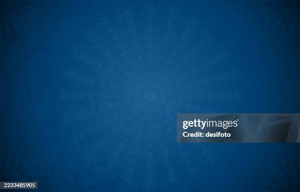 abstract pattern full frame empty blank dark blue horizontal vector christmas background with intricate circular pattern of small repeating floral or star motifs in concentric circles like rays or light beam - double vision stock illustrations