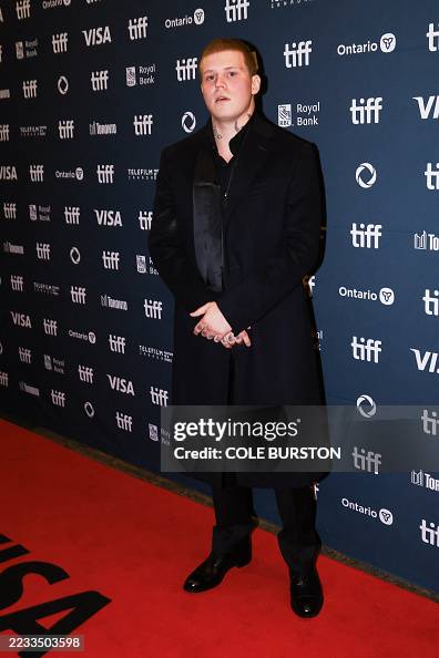 Lean Guy Rapper Swedish rapper Yung Lean attends the premiere of