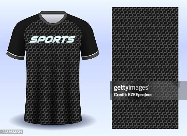 football jersey design. soccer jersey template. jersey sport mockup. sport t-shirt design. uniform jersey front view. - basketball uniform stock illustrations