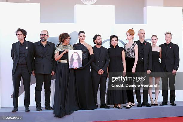 Nadim Cheikhrouha, Amer Hlehel, Kaouther Ben Hania, Saja Kilani, Motaz Malhees, Clara Khoury, Odessa Rae, James Wilson, Rooney Mara and Joaquin...