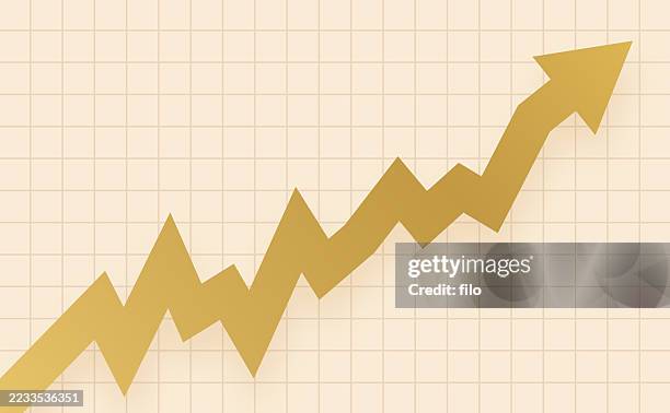 growth chart stock commodity value increase upwards concept - exponential growth stock illustrations