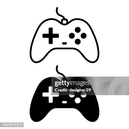 Gamepad or game controller icon vector design Gamepad or game controller icon vector design