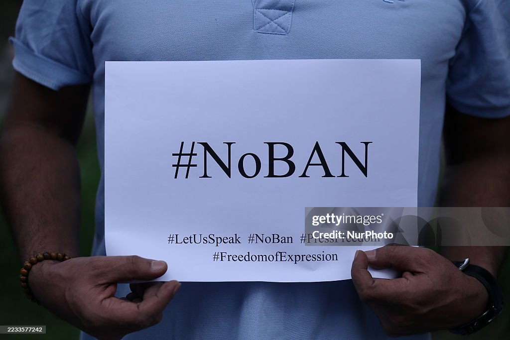 Nepali Journalists Take Onto Street Against Social Media Ban