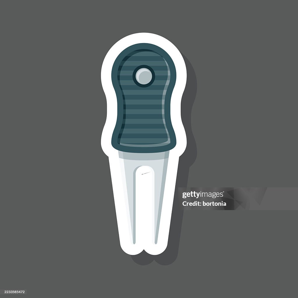 Golf Divot Fixer Sticker Icon