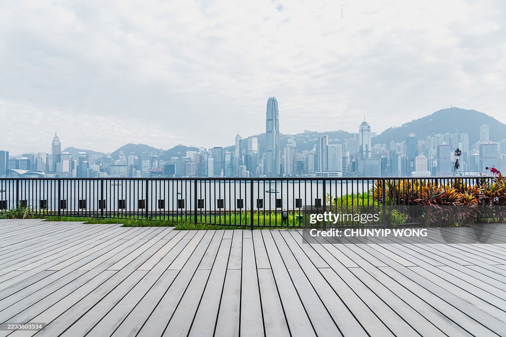 Platform and Hong Kong Harbour, Hong Kong
