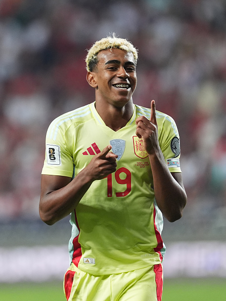 Lamine Yamal Of Spain Celebrates After Scoring A Goal During The 2026 lamine-yamal-of-spain-celebrates-after-scoring-a-goal-during-the-2026