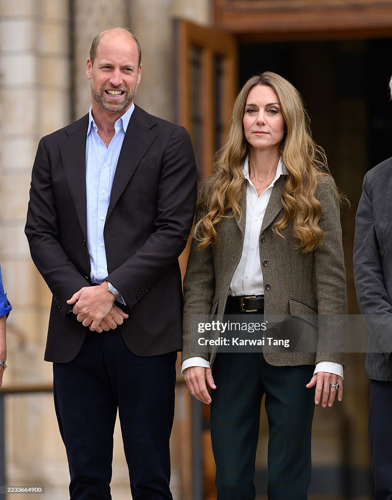 The Prince And Princess Of Wales Visit The National History Museum's Gardens