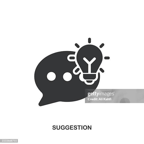 suggestion glyph solid icon. solid icon that can be applied anywhere, simple, pixel perfect and modern style. - answering machine stock illustrations
