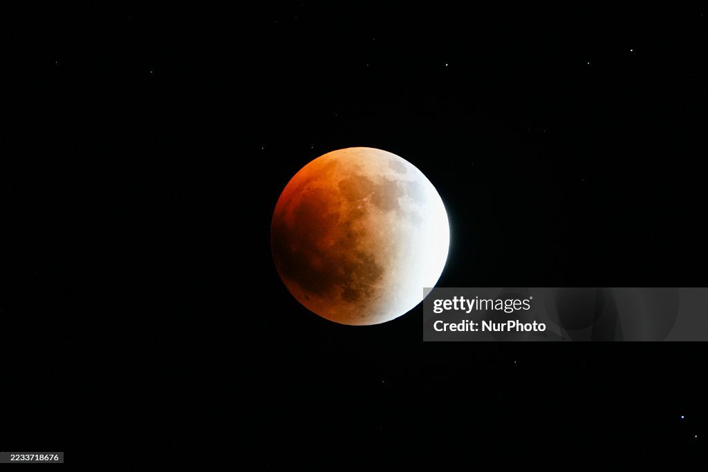 Lunar Eclipse Paints The Sky Over Sri Lanka