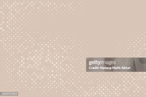 colorful halftone gradient pattern for winter background design - plus sign grid stock illustrations
