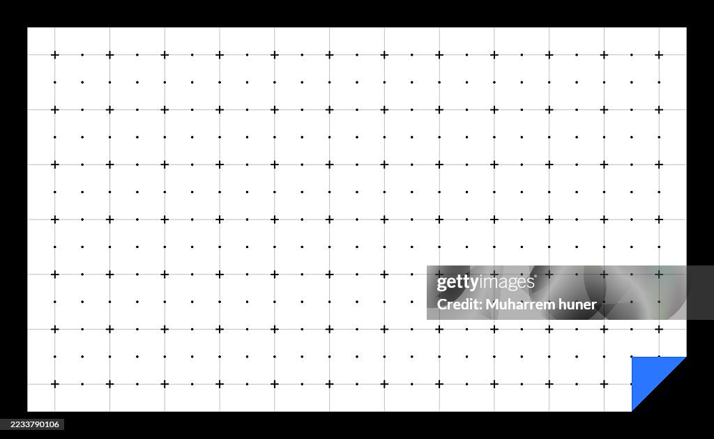 Plus Sign Grid Pattern Minimal Plus Signs And Dots Grid Pattern On Black Background High-Res ...