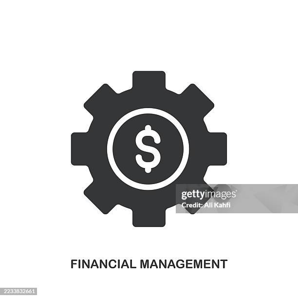 financial management glyph solid icon. solid icon that can be applied anywhere, simple, pixel perfect and modern style. - workers compensation stock illustrations