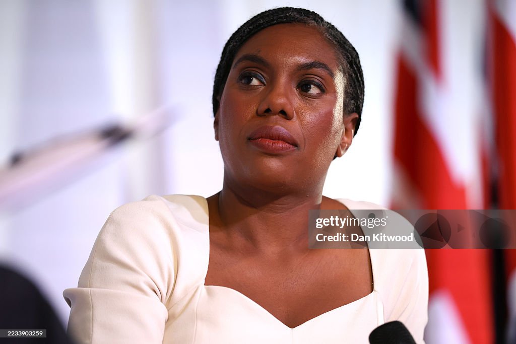 Conservative Party Leader Kemi Badenoch Gives A Speech In London