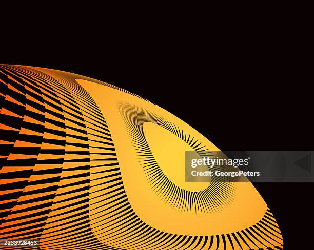 concentric circles and light beams abstract background - energy efficient heating stock illustrations