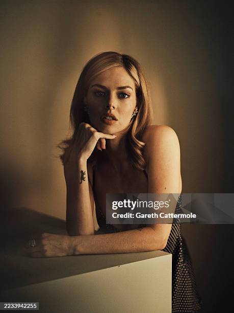 Samara Weaving of "Carolina Caroline" poses in the Getty Images Portrait Studio Presented by IMDb and IMDbPro during the Toronto International Film...