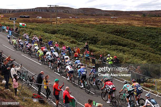 Bastien Tronchon of France and Team Decathlon AG2R La Mondiale, Tao Geoghegan Hart of Great Britain and Team Lidl - Trek, Brady Gilmore of Australia...