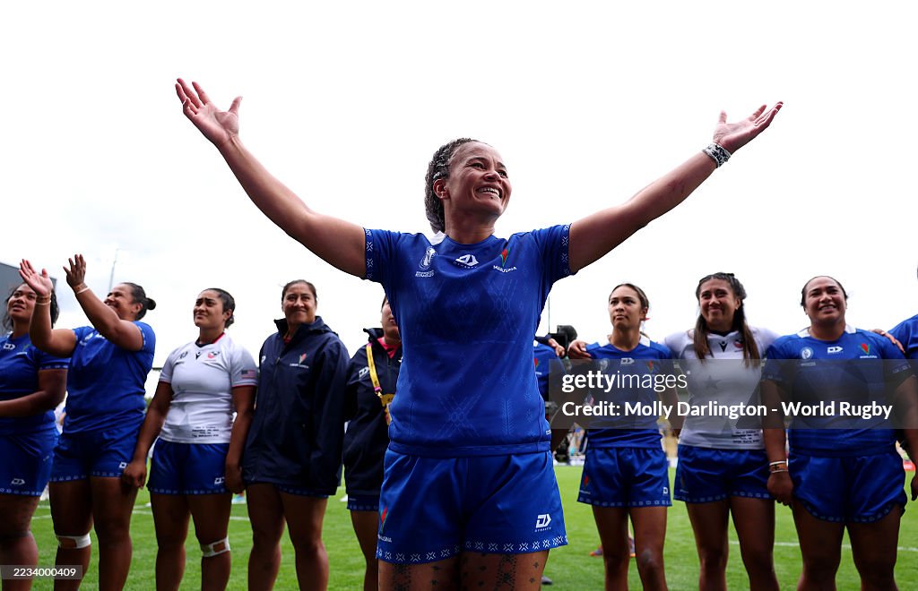 USA v Samoa - Women's Rugby World Cup 2025 Pool A