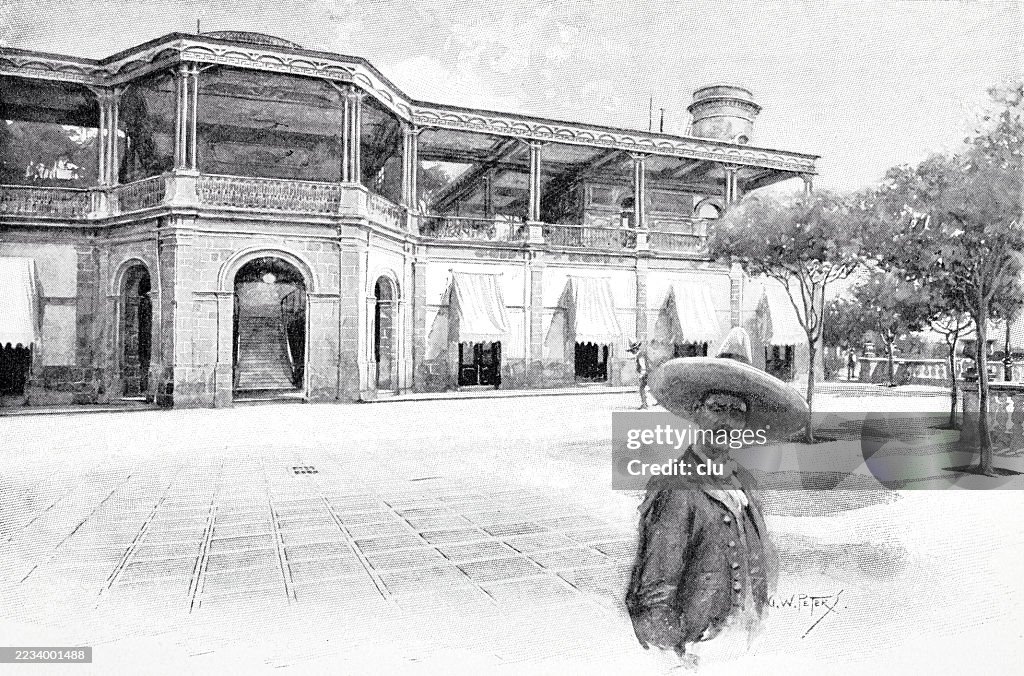 Chapultepec residence, main entrance