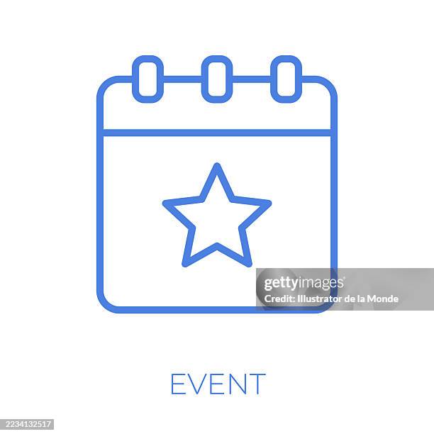event calendar editable stroke vector illustration - time vector editable stroke stock illustrations