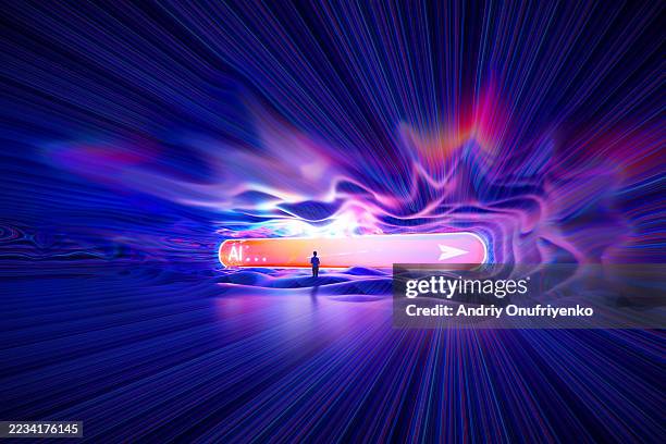 ai searching bar opening empty space - zoeken stockfoto's en -beelden