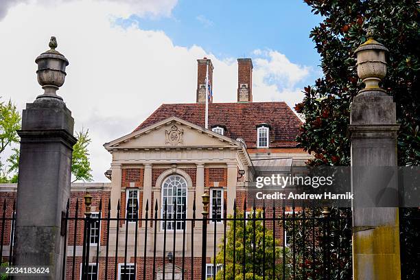 The British Embassy and the British Ambassadors Residence compound on September 11, 2025 in Washington, DC. British Prime Minister Keir Starmer has...
