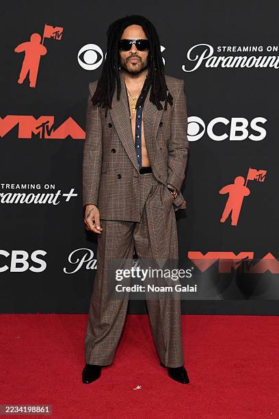 Lenny Kravitz attends the 2025 MTV Video Music Awards at UBS Arena on September 07, 2025 in Elmont, New York.