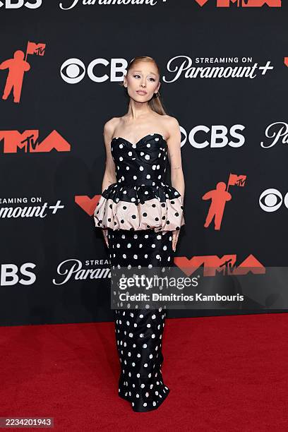 Ariana Grande attends the 2025 MTV Video Music Awards at UBS Arena on September 07, 2025 in Elmont, New York.