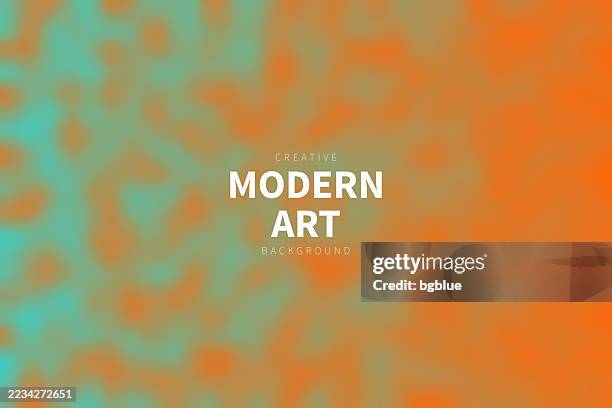 orange abstract background with blurred spots - leopard pattern stock illustrations