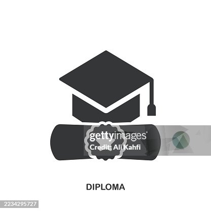 Diploma glyph solid icon. Solid icon that can be applied anywhere, simple, pixel perfect and modern style. Diploma glyph solid icon. Solid icon that can be applied anywhere, simple, pixel perfect and modern style.