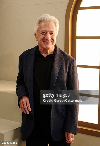 Dustin Hoffman of "Tuner" poses in the Getty Images Portrait Studio Presented by IMDb and IMDbPro during the Toronto International Film Festival at...