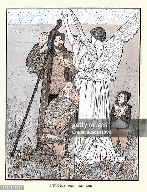 Antique Illustration Angel Hug High-Res Vector Graphic - Getty Images