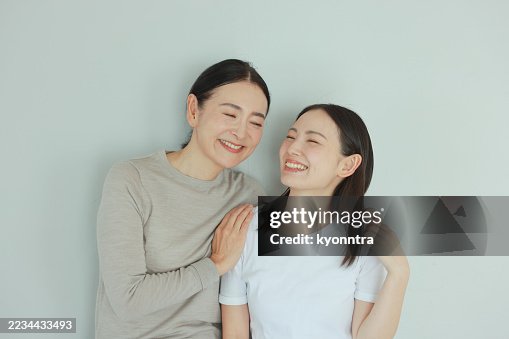Portrait of Young Woman and Mother Portrait of Young Woman and Mother