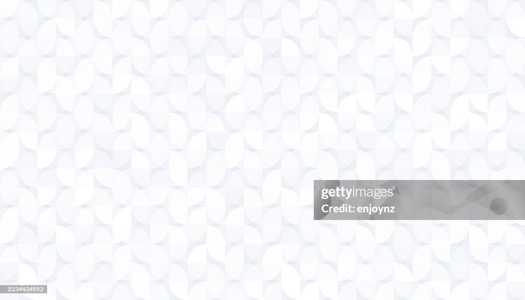 Seamless abstract white bumpy textured surface pattern
