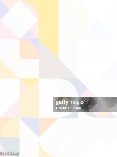 transparent geometric pattern for covering poster design background - tangram stock illustrations