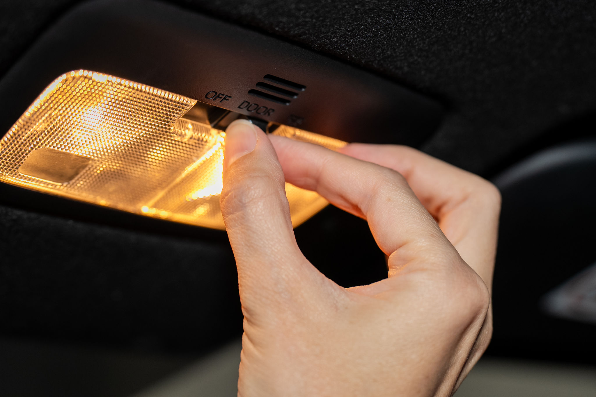 car lighting installation