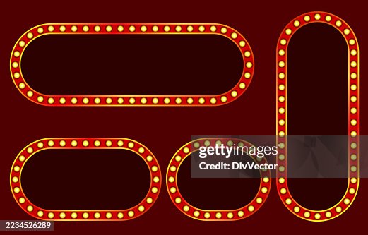 Red Light Frame Illustration High-Res Vector Graphic - Getty Images