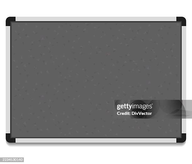 office bulletin board design - post it notes board stock illustrations