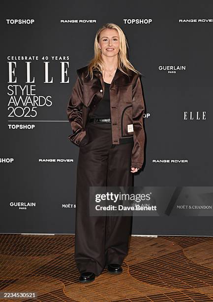 LONDON, ENGLAND Leah Williamson attends the ELLE Style Awards 2025 in partnership with Topshop at Brasserie Zedel on September 9, 2025 in London,...