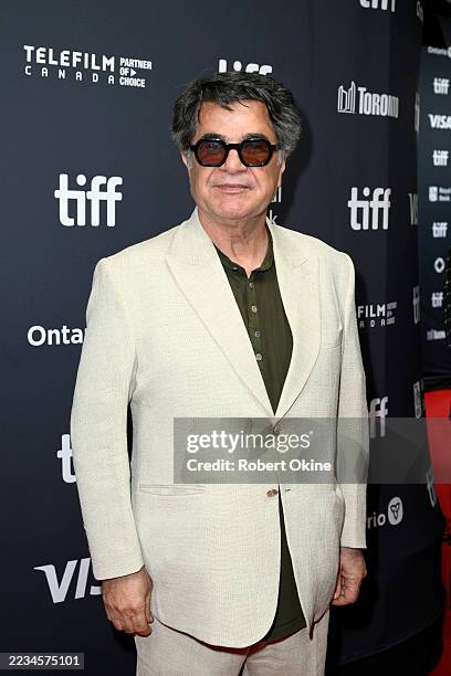 Jafar Panahi attends the premiere of "It Was Just an Accident" during the 2025 Toronto International Film Festival at Royal Alexandra Theatre on...