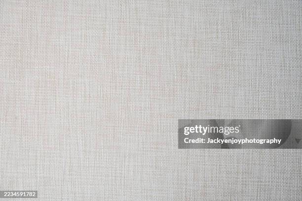 close-up white fabric texture background - burlap stock pictures, royalty-free photos & images