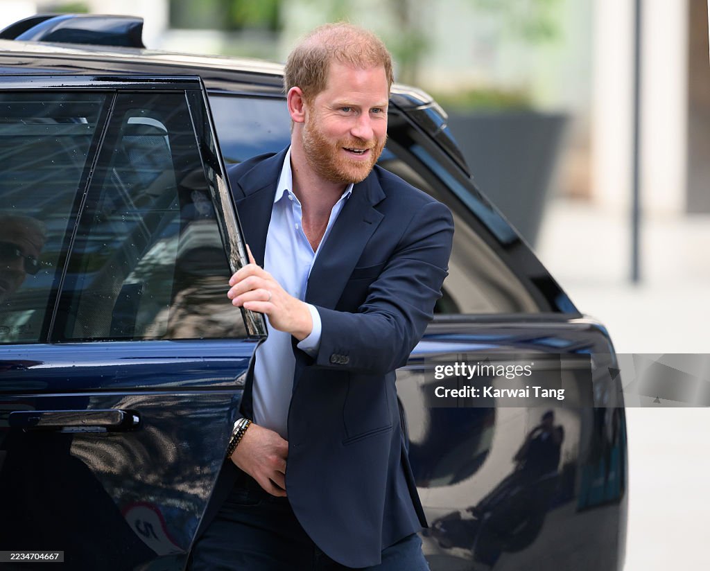Prince Harry, Duke of Sussex Attends Invictus Engagements In London