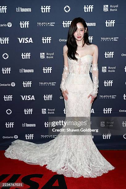 Jeon Jong-seo attends the premiere of "Project Y" during the 2025 Toronto International Film Festival at Princess of Wales Theatre on September 10,...