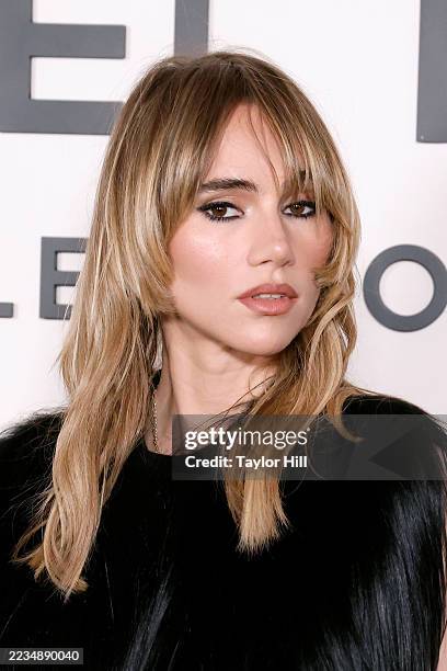 Suki Waterhouse attends the S/S 2026 Michael Kors fashion show during New York Fashion Week at Terminal Warehouse on September 11, 2025 in New York...