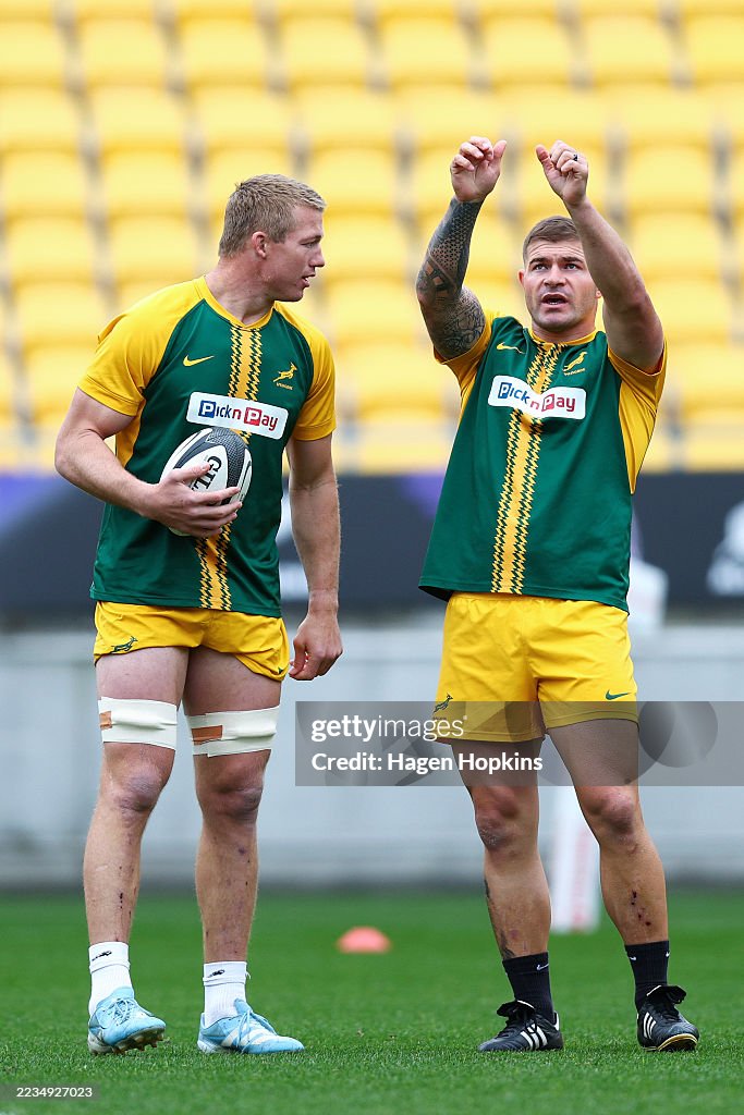 South Africa Springboks Captains Run
