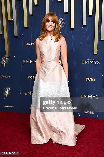 Leighton Meester at the 77th Primetime Emmy Awards held at the Peacock Theater on September 14, 2025 in Los Angeles, California.
