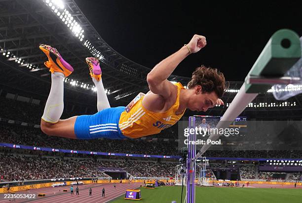 Sweden's Armand Duplantis in action during the Men's Pole Vault Final on day three of the World Athletics Championships Tokyo 2025 at National...