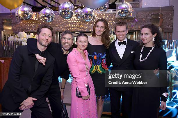Derek Blasberg, Michael Grynbaum, Chloe Malle, Selby Drummand, Mark Guiducci attend as W Magazine and Bloomingdale's host New York Fashion Week...